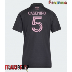 Inter Miami Casemiro #5 Seconda Maglia Femmina 2026-27 Manica Corta Inter Miami Casemiro #5 Seconda Maglia Femmina 2026-27 Manica Corta